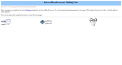 Desktop Screenshot of lists.wafflesoftware.net